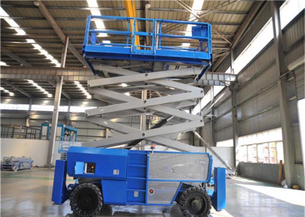 Smooth Deceleration Industrial Lift Tables Multiple Disc Brakes Indoor Outdoor