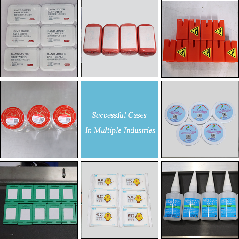 FK-711 Flat Label Machine for Box 15mm High Speed Carton Express Bag Mylar Bag Specific