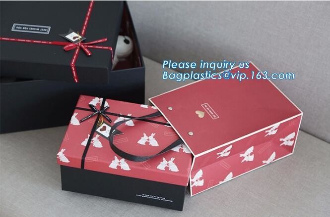 Flower carrier bag with different color customized pot plants kraft paper bag with handle,stamping logo fancy paper flow