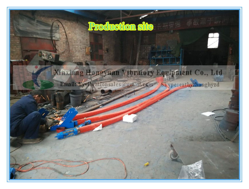 the new typle of bulk metarial auger more faster in speed conveyor machine
