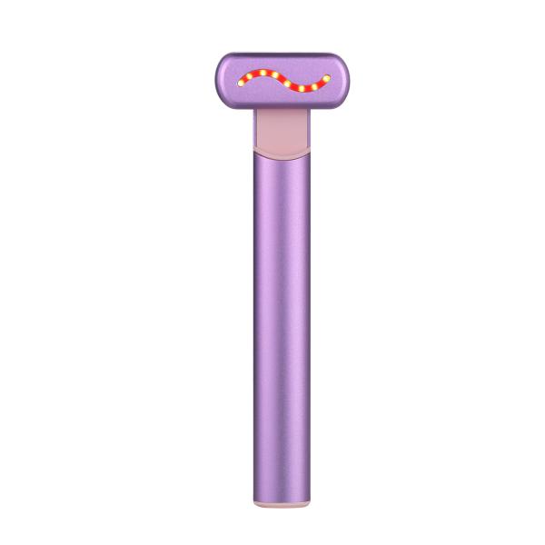 Red Photon Anti-wrinkle Eye Massager Pen Vibration Heating Eye Bags Dark Circles