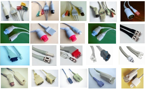 Goldway TPU Nibp Cuff Connectors With Metal Connector Black Tube