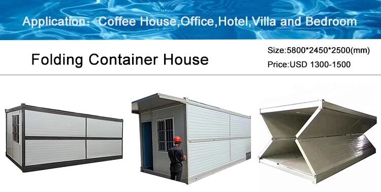 Folding Expandable Flat 37sqm Prefabricated Container House