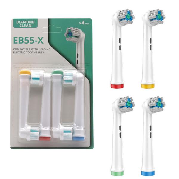Anti Stain 4Pcs/Pack Electric Toothbrush Oscillating Head Electric Toothbrush