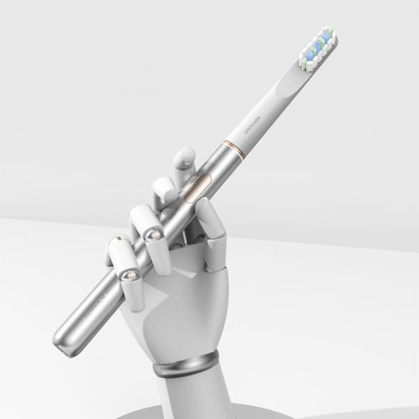 Slimmest Luxury Rechargeable Electric Toothbrush Adult X1: 2 Minute Timer & 30