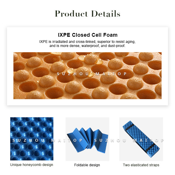 XPE Camping Mat Closed Cell Foam Mattress Camping For Backing