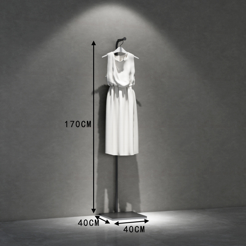 TGL Commercial Clothes Store Rack Iron MDF Material CE Certificate