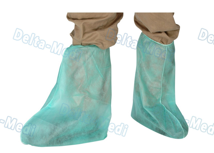 PP Polypropylene Disposable Shoe Covers Anti Dust Above Ankle To Knee