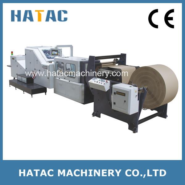 MC Fast Food Paper Bag Making Machine,Shopping Paper Bag Making Machine,Handle