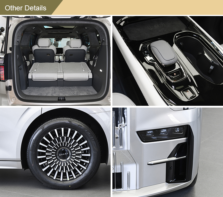 686Nm Maximum Torque 4.5S Acceleration ZEEKR 009 Dual Motor 822km Endurance Energy Electric Car for Your Requirements