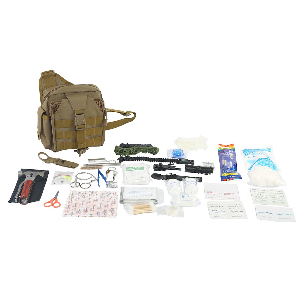 600D Nylon Survival First Aid Kit Medium Size Outdoor First Aid Kit