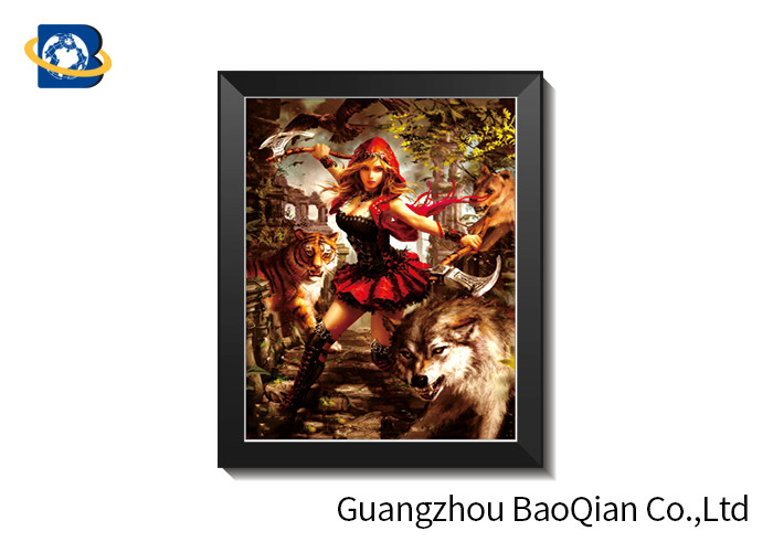 Fashionable 3D Effect 5D Lenticular Printing Picture For Home Decoration