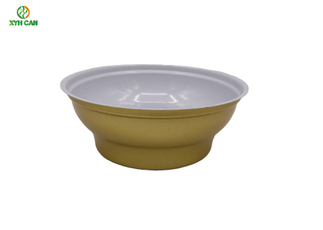 0.19mm FDA CMYK Printing Food Aluminium Boxes With Lid