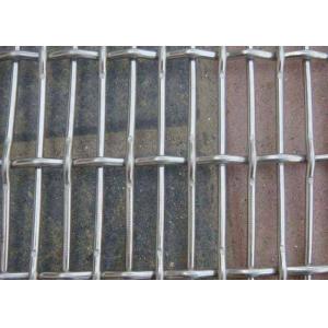 Tensile Steel Woven Wire Mesh Screen Rectangular Mesh Type Galvanized For