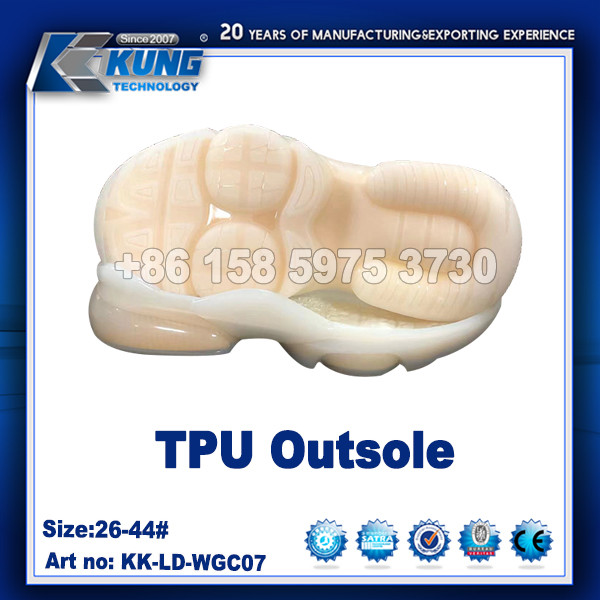 Nontoxic TPU Rubberized EVA Sole , Waterproof Rubber Traction Outsole