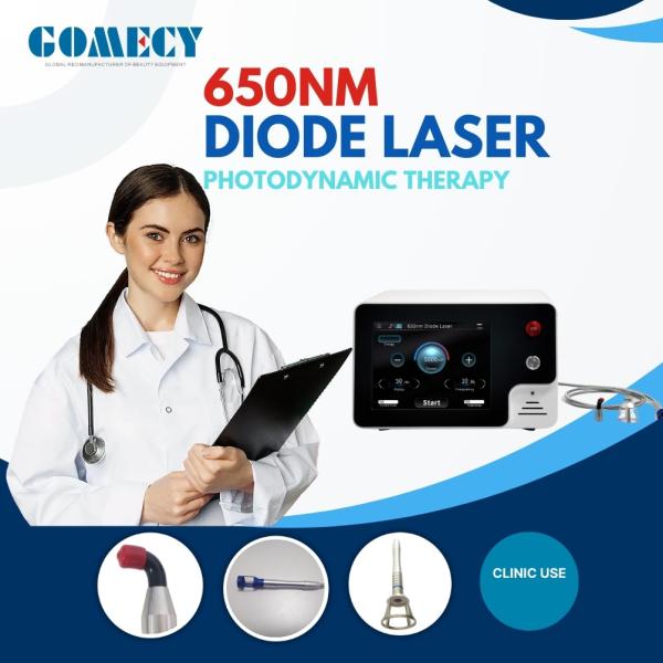 Red Light Laser and Blue Light Source Gomecy Physical Healing 650nm Photodynamic