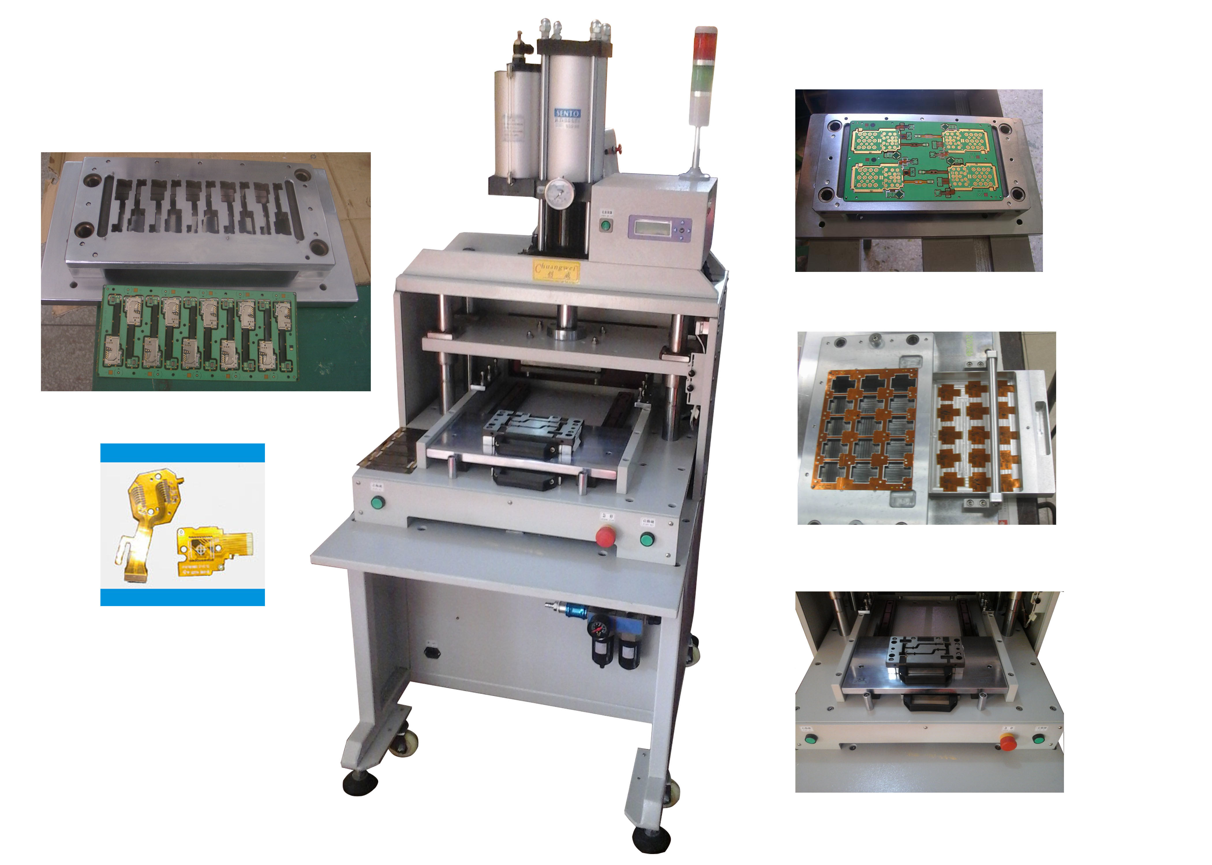 Automatic Pcb Punching Machine for SMT Assembly Fpc / Pcb Punch Depaneling