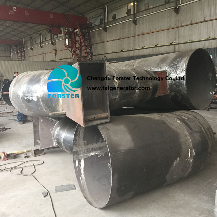 One Button Remote Control Francis Turbine Generator With DN1200-3200mm Pipe