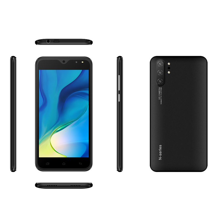 5 Inch Display Fingerprint Unlock Android Phone Dual SIM 2000mAH Battery