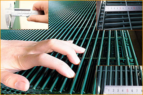 Galvanized or PVC Coated 358 Anti-Climb High Security Fence
