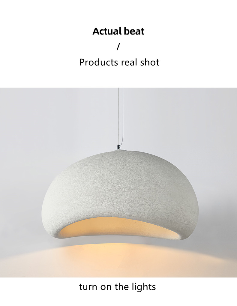 Restaurant Dining Island LED Chandelier Modern Coffee Bar Study Bedroom Lighting Wabi Sabi Pendant Lamp（WH-VP-161)