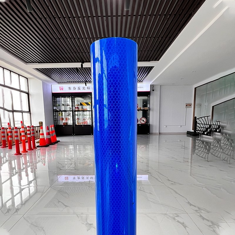Wide Angularity Self Adhesive High Visibility Diamond Reflective Sheeting for Highway Signs