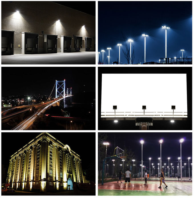SMD 20w Driverless 240 Volt Led Flood Lights , Waterproof Black Outdoor Flood Lights