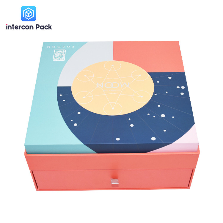 TUV Magnetic Closure Gift Box , Environmental Friendly Cardboard Drawer Box