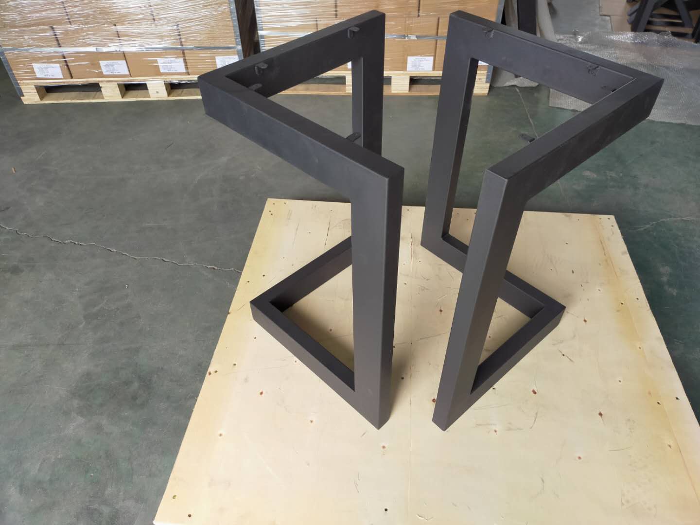 Powder Coated Dining Table Legs Metal Table Base Hardware Included