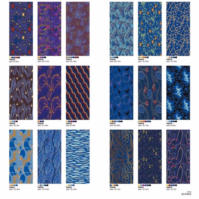 Cheap striped pattern printed glow wilton carpet for theme restaurant