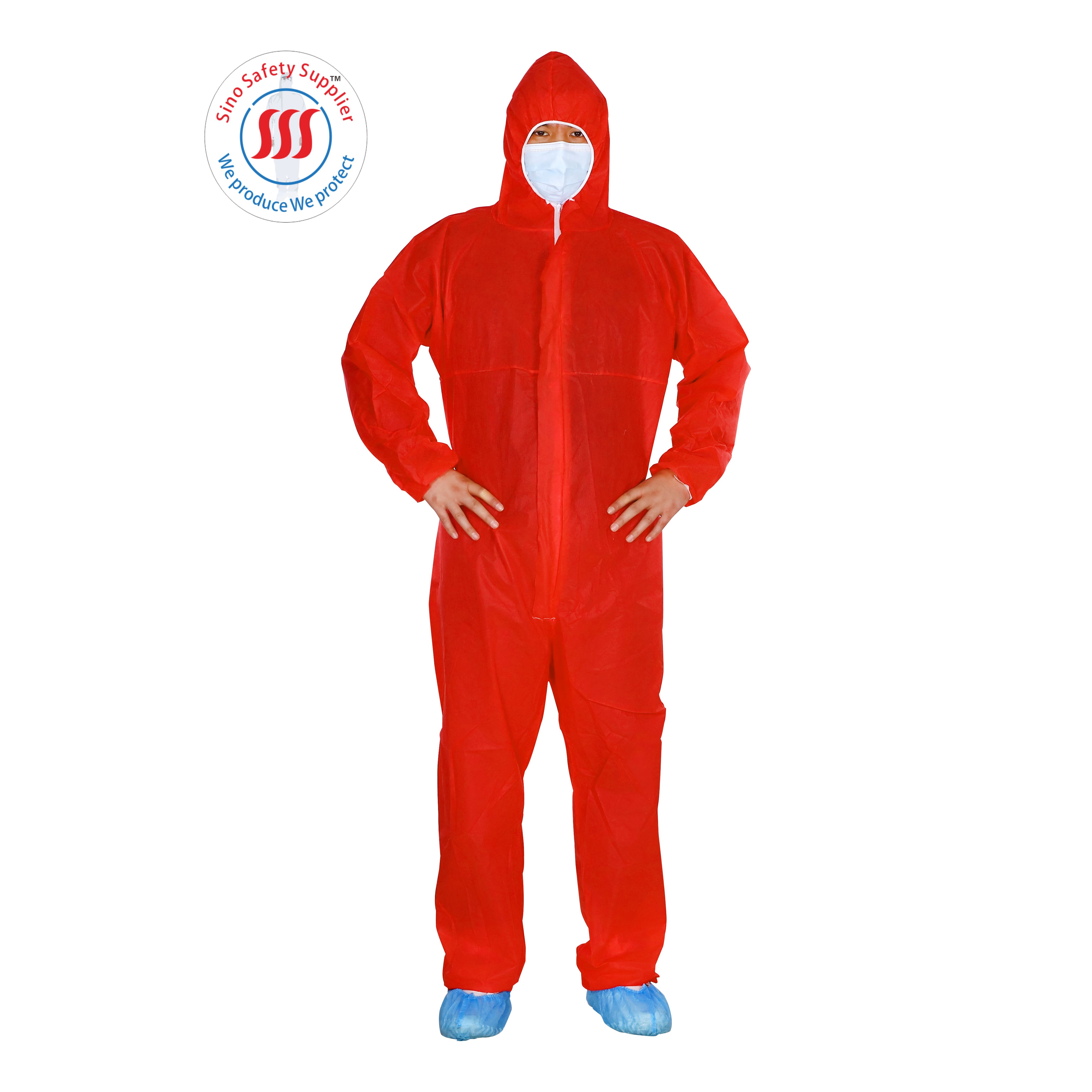 PP Non Woven Coverall With Hood