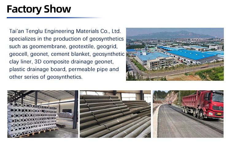 Industrial Fiberglass Geogrid for Soil Stabilization 100% Material 100KN 150KN 1-6m