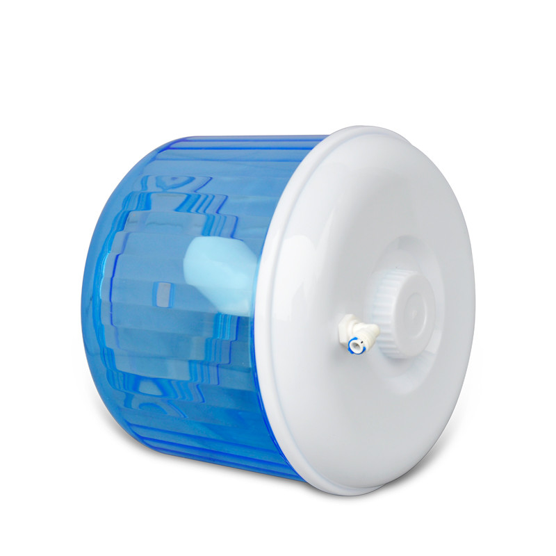 Transparent Blue 7L Mineral Water Purifier Pot ABS Material For Water Filter System