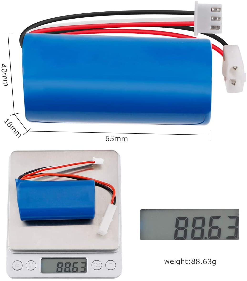 NCM 7.4v 1300mAh Lipo Battery / 7.4v Rechargeable Lithium Ion Battery IP67