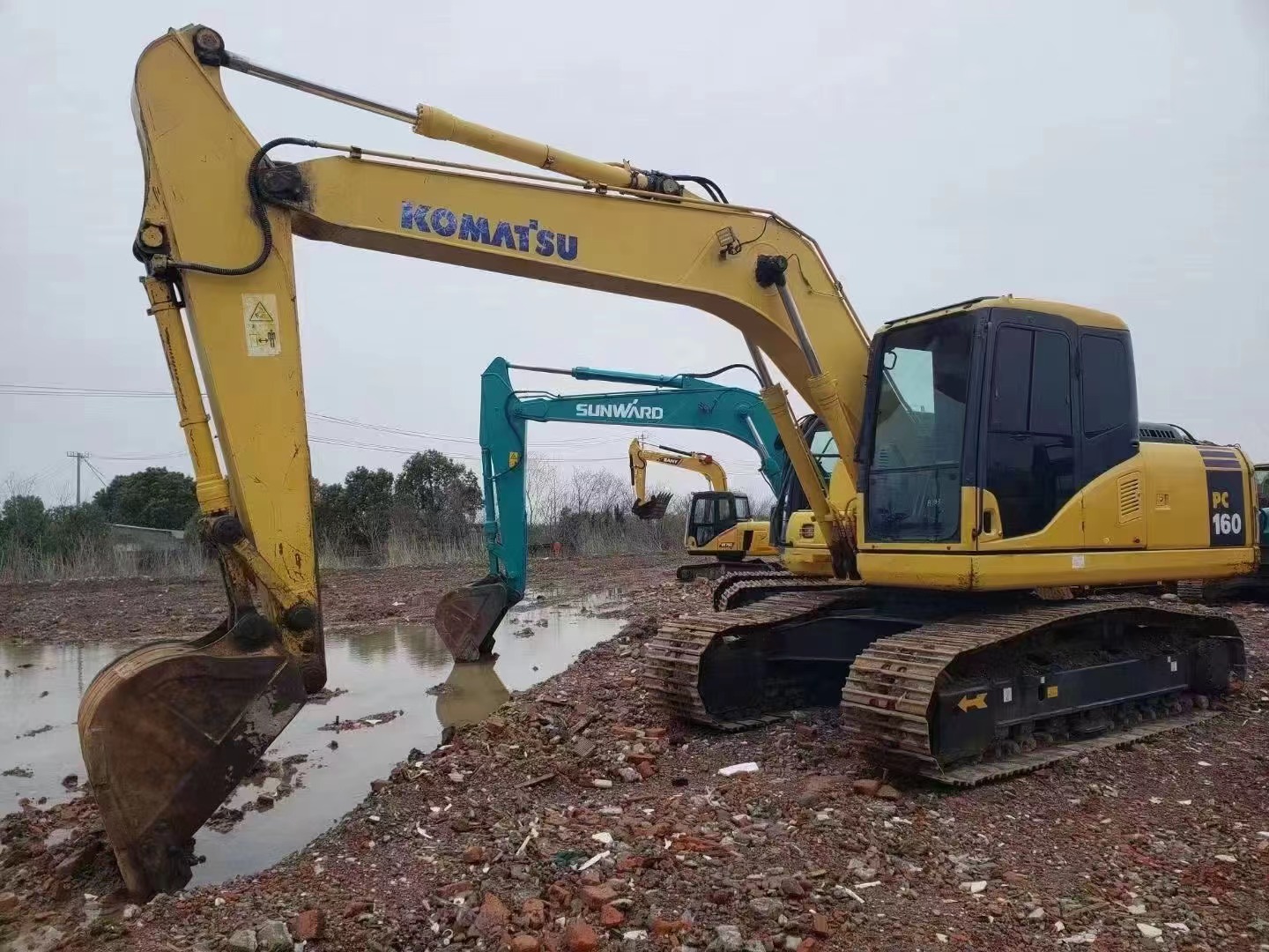 Second Hand PC 160 Excavator From Japan Original Hydraulic Valve Working Hours 0-2000