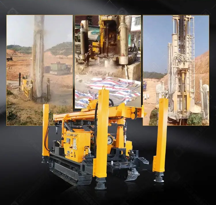 Hydraulic Crawler Water Well Drilling Rig Borehole Drilling Rig 450m