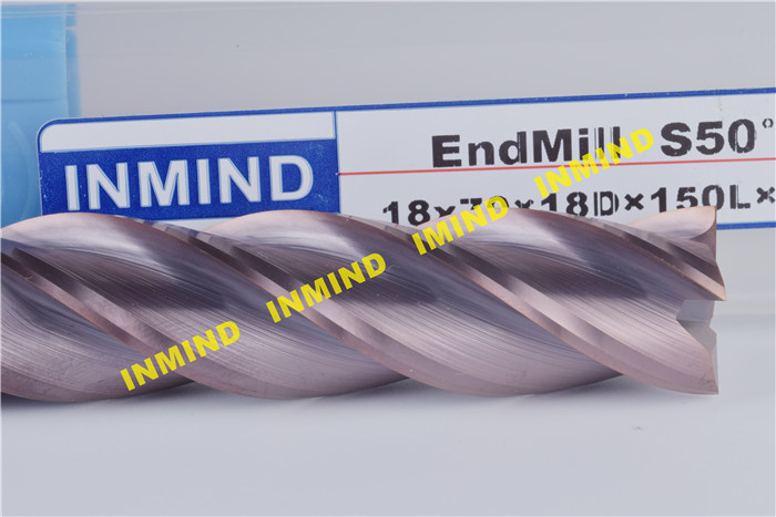High Precision Solid Carbide Endmills Long Shank Type , 150 mm Length
