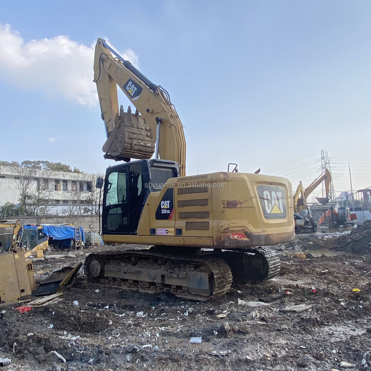 20 Tons Second-hand Caterpillar 320GC Excavator Original Used 320D 320C Spot