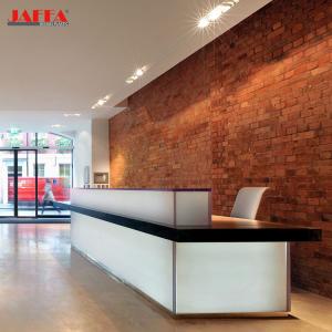 Custom Plexiglass Hotel Reception Resin Glass Front Reception