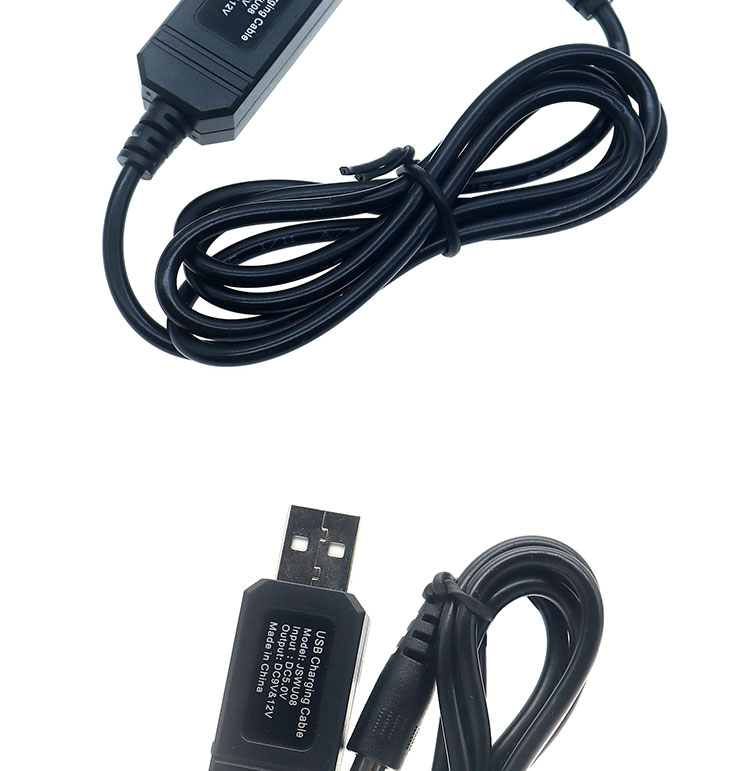 High Quality USB 5v to 9v 12v Step up DC Power Cord Booster Cable for Router