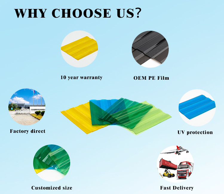 PC Polycarbonate Embossed Sheet Thickness 20mm 50mm