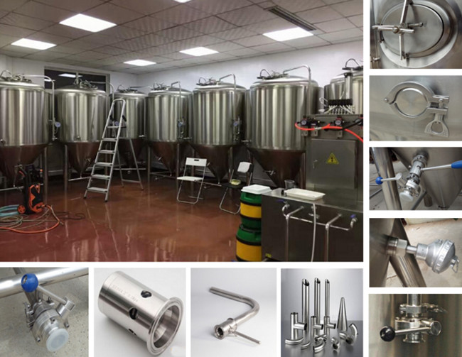 1200L Conical Beer Fermenter Fabrication SS304 Automated Beer Brewing System