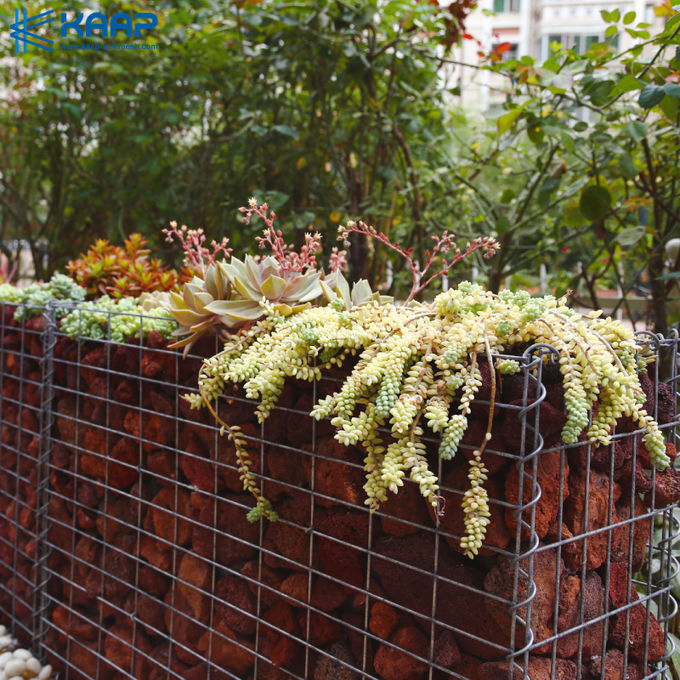 Garden Decoration Galfan 6mm Gabion Welded Wire Mesh