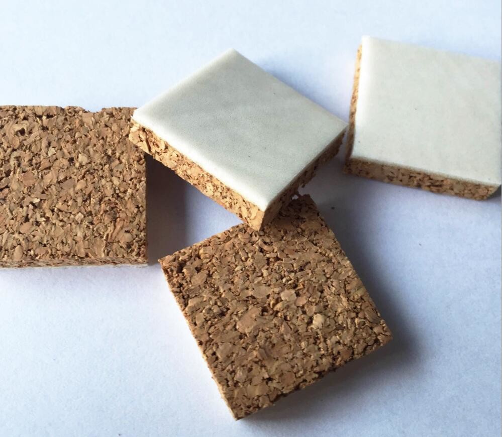 Cork Transportation Pads for Glass & Mirror Protection with PVC foam 18x15mm