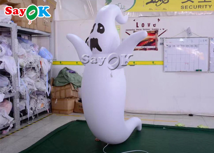 1.5m 5ft Outdoor Decorative Inflatable LED Ghost Model For Parade Adornments