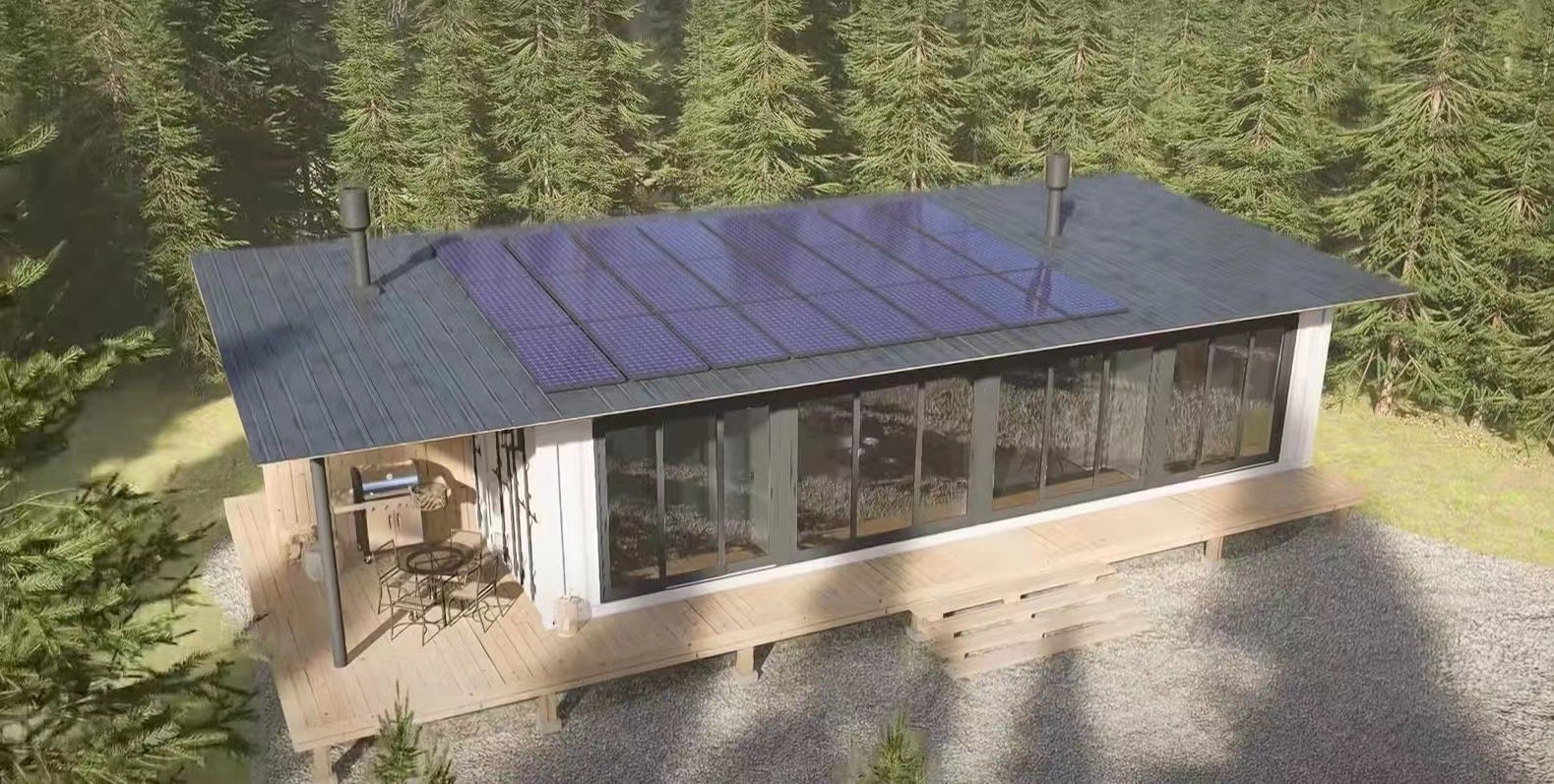 Wooden Expandable Container House Luxury Prefabricated