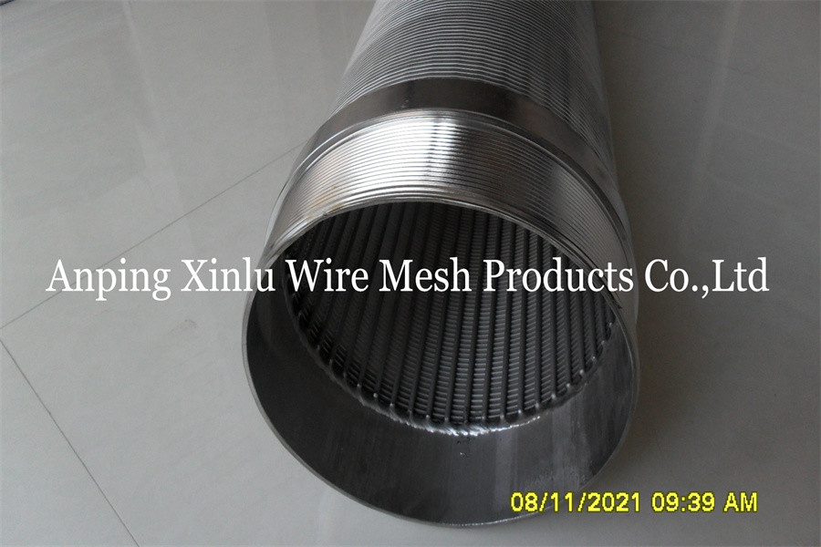 92kg/pcs Johnson Water Well Screen 6 "5/8 With Wrapped Wires In Stainless Steel AISI 304L
