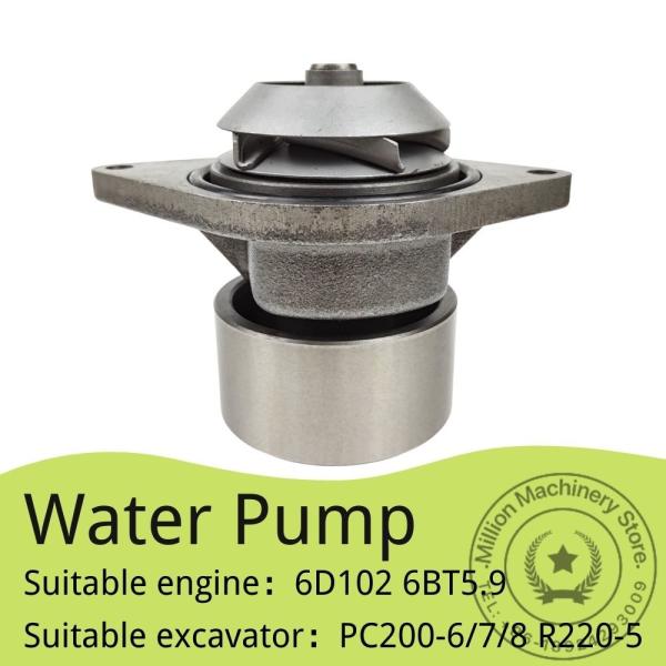 6735-61-1501 6735-61-1500 Excavator Water Pump 3389145 6D102 6BT5.9 Cummins