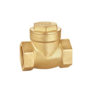 China Customized 1/2 Inch Brass Check Valve Nickel Plated Pressure Max25bar on sale