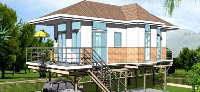 Chile Project Mobile Prefabricated Houses Light Steel Stud Modern Modular Design